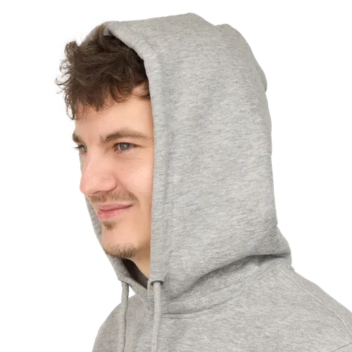 Hood with drawstring