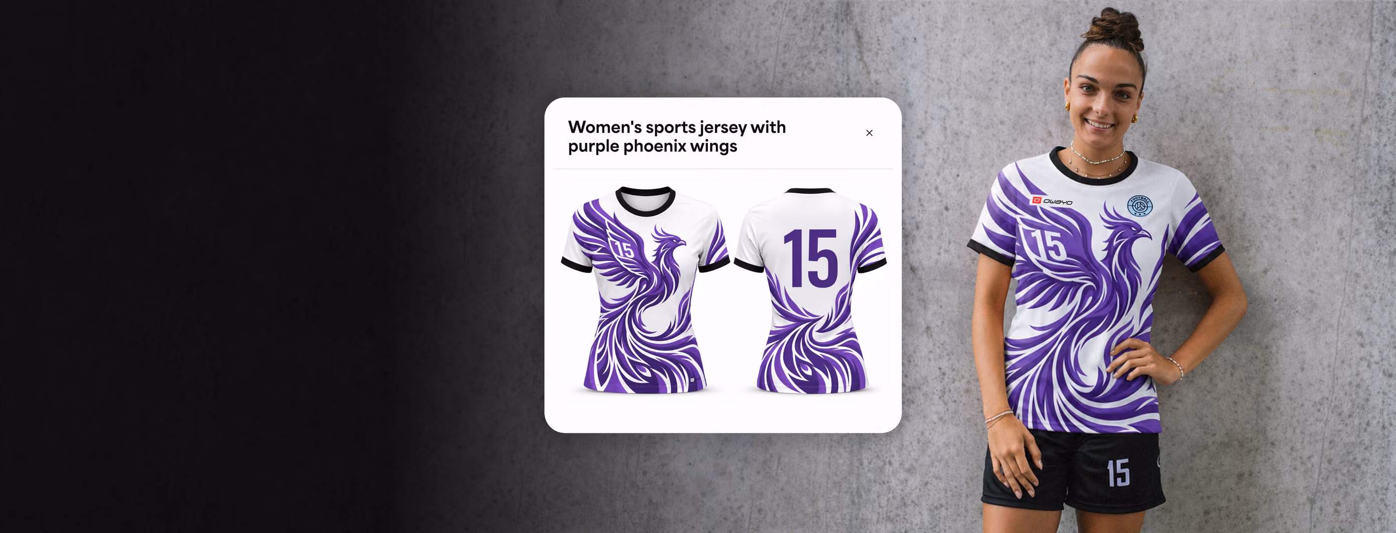 Generate and print AI jersey design